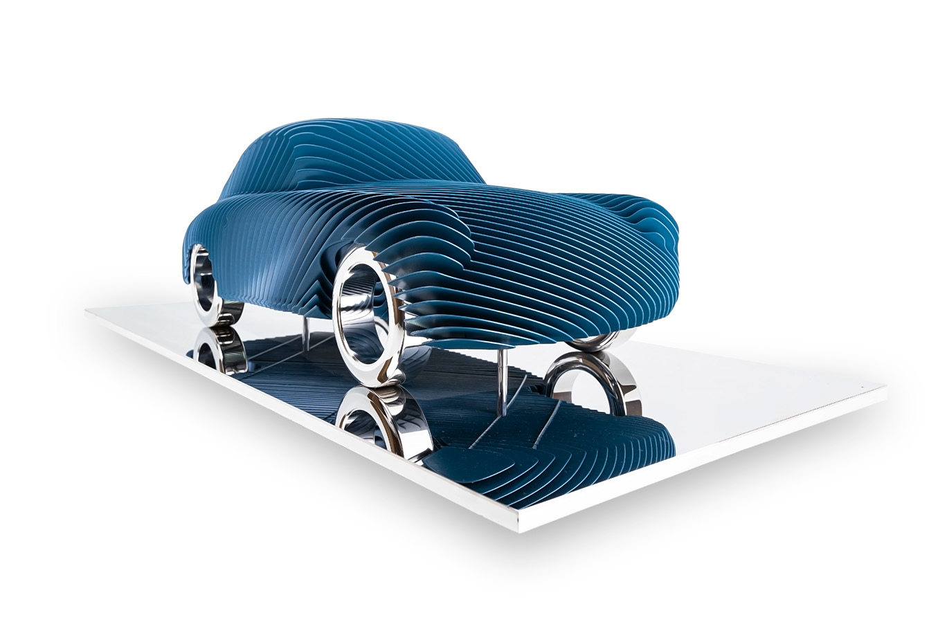 Porsche 356 — Blue — Antoine Dufilho