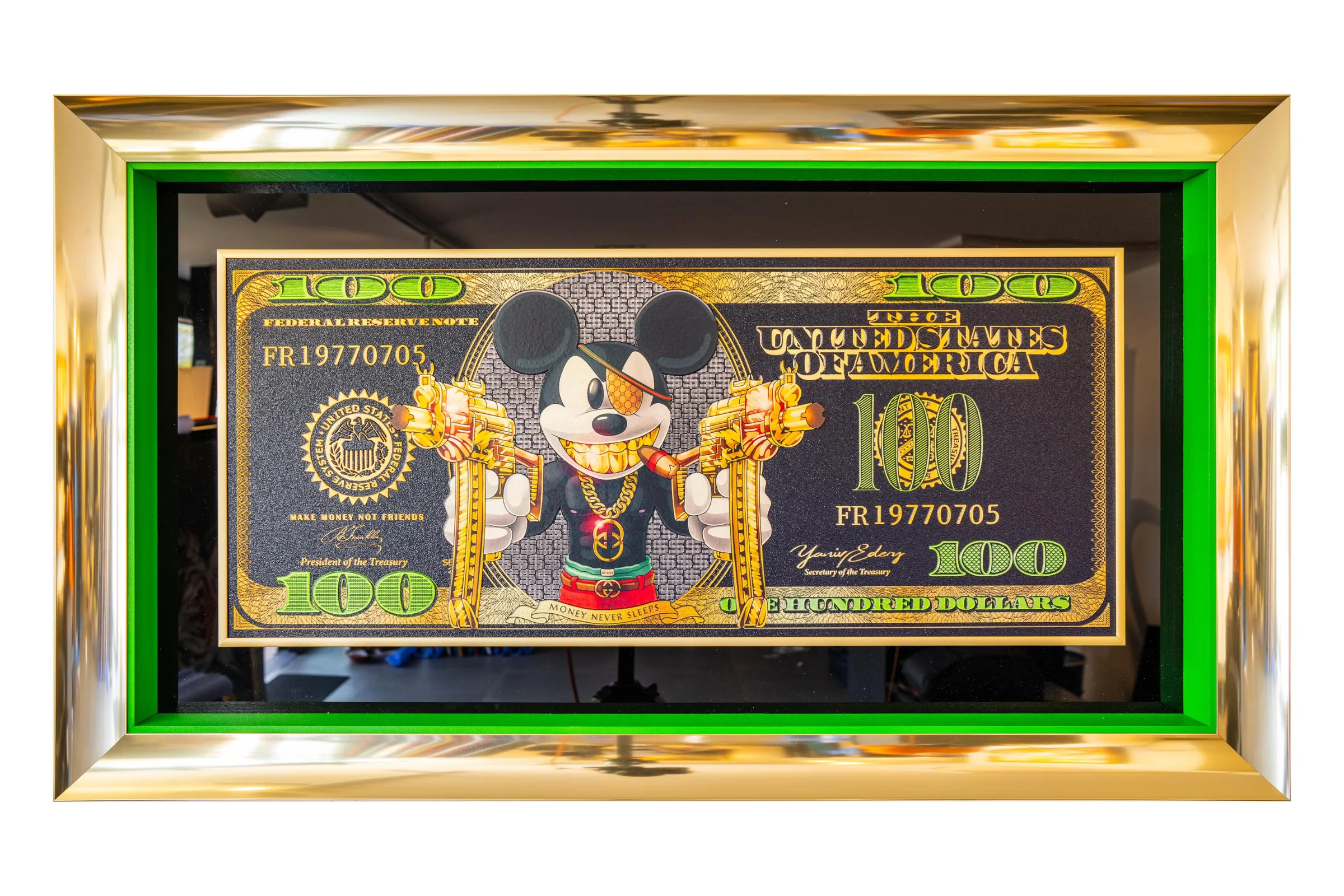 Dollar Bill Masked Mickey Mouse — Yaniv Edery