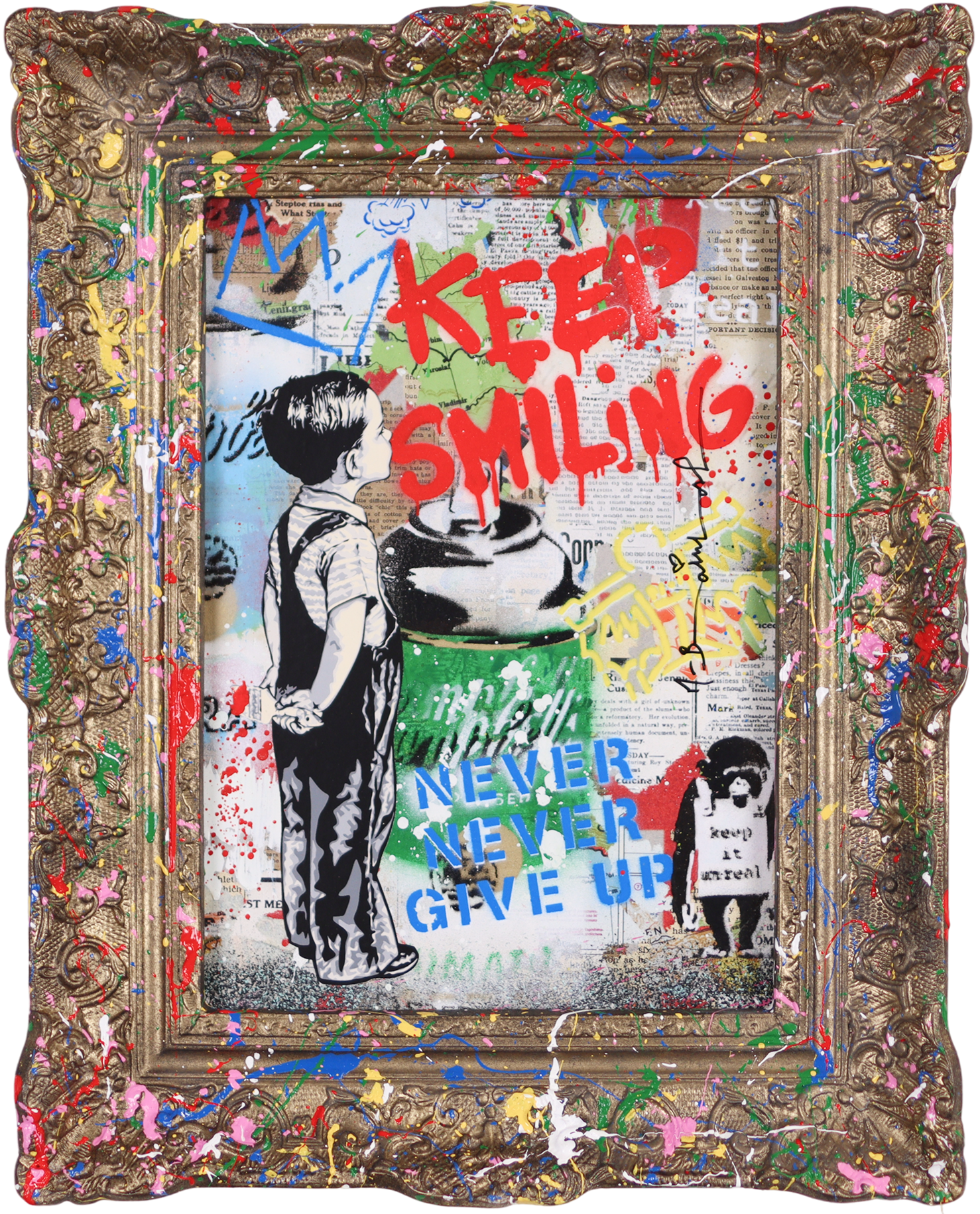 With All My Love (C103257 [MBW]) — Mr Brainwash
