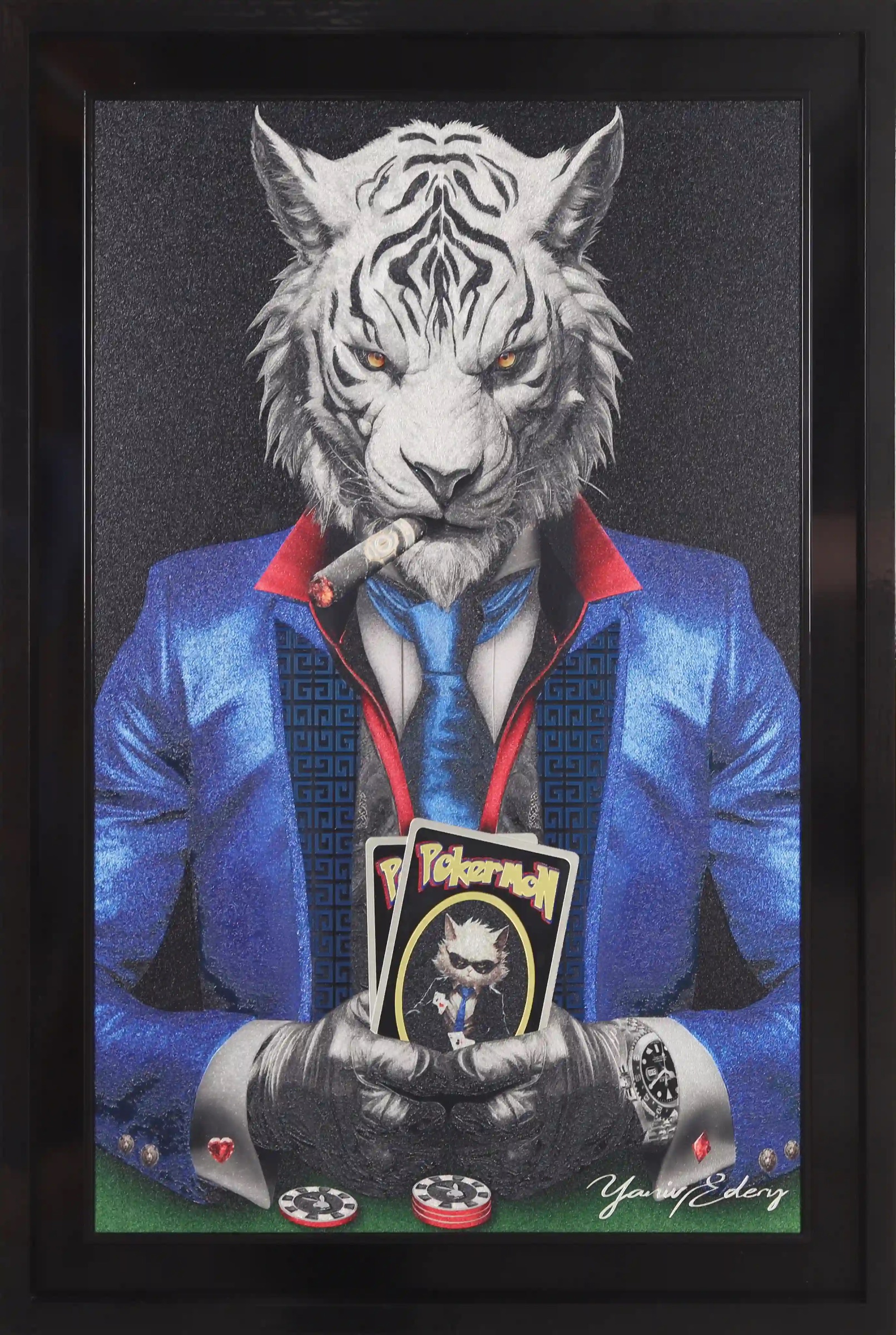 Tiger Pok'Art Blue Suit - Medium — Yaniv Edery