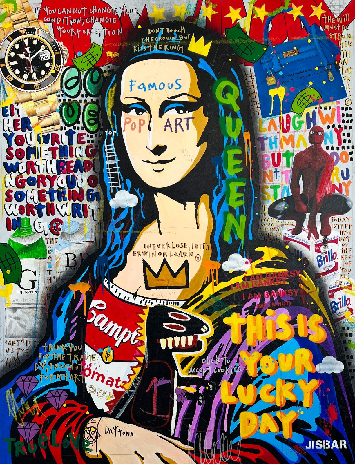 Yellow Green Queen Mona — Jisbar