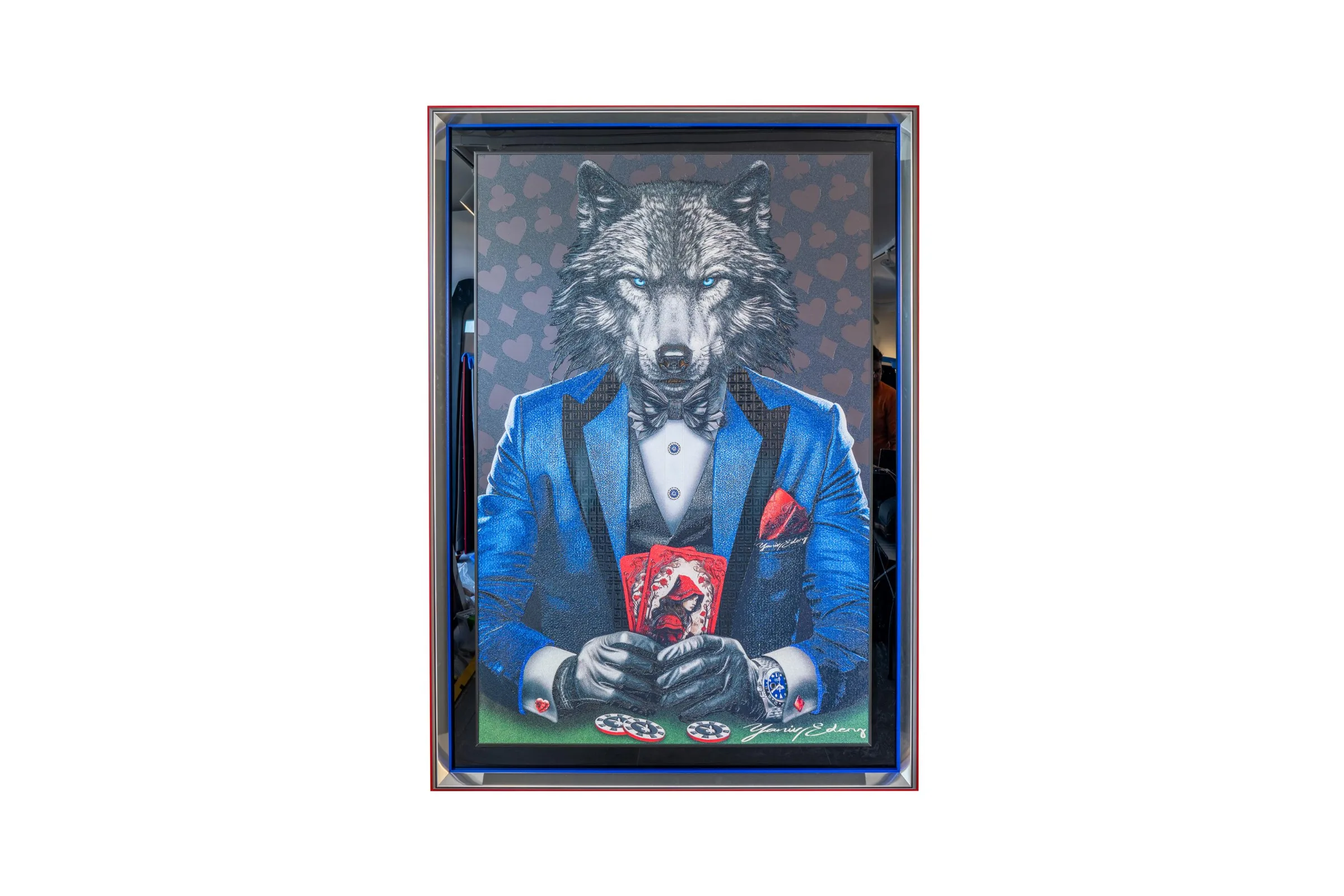 Wolf Poker Blue Suit — Yaniv Edery