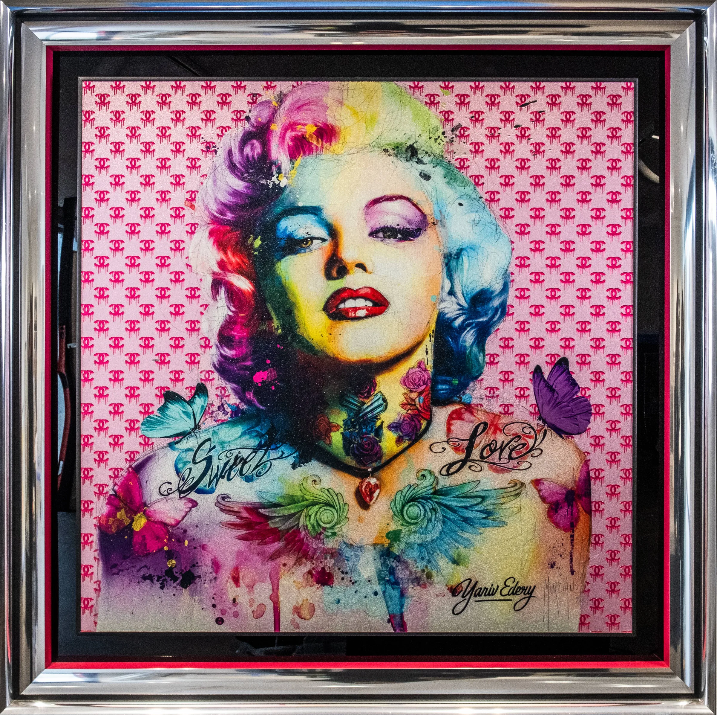 Marilyn Pink Butterfly — Yaniv Edery