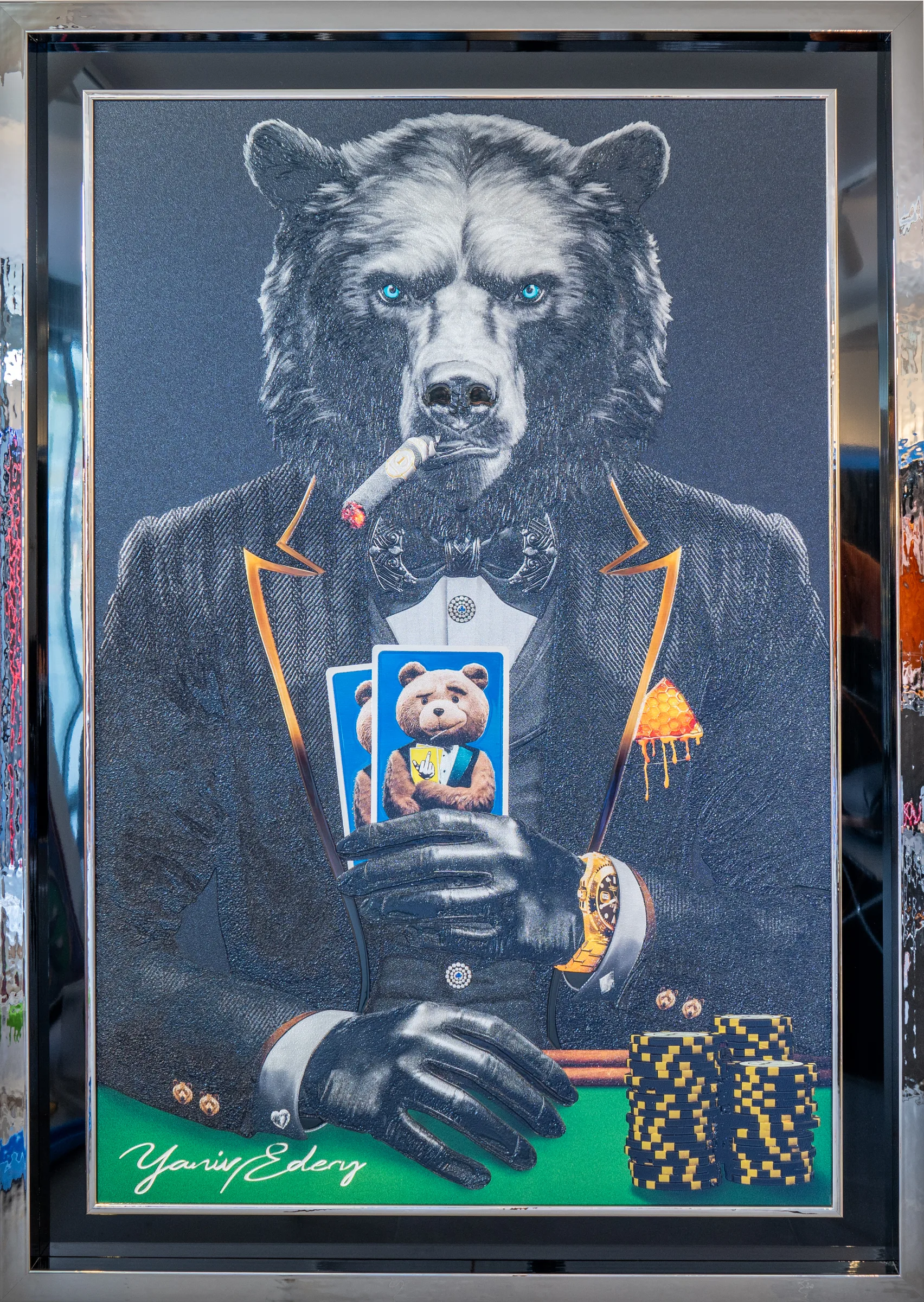 Bear Pok'Art Grey Suit - Medium — Yaniv Edery