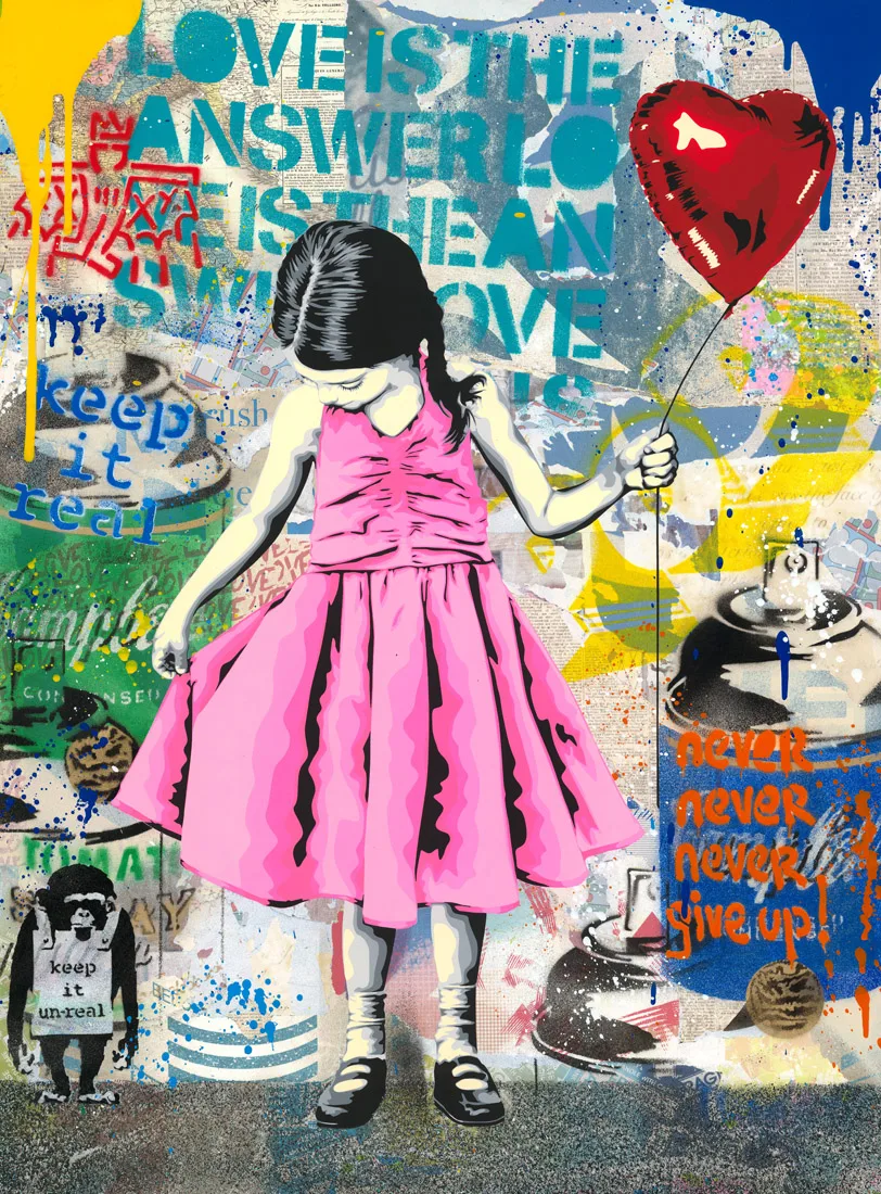 Beautiful Girl (P116758 [MBW]) — Mr Brainwash