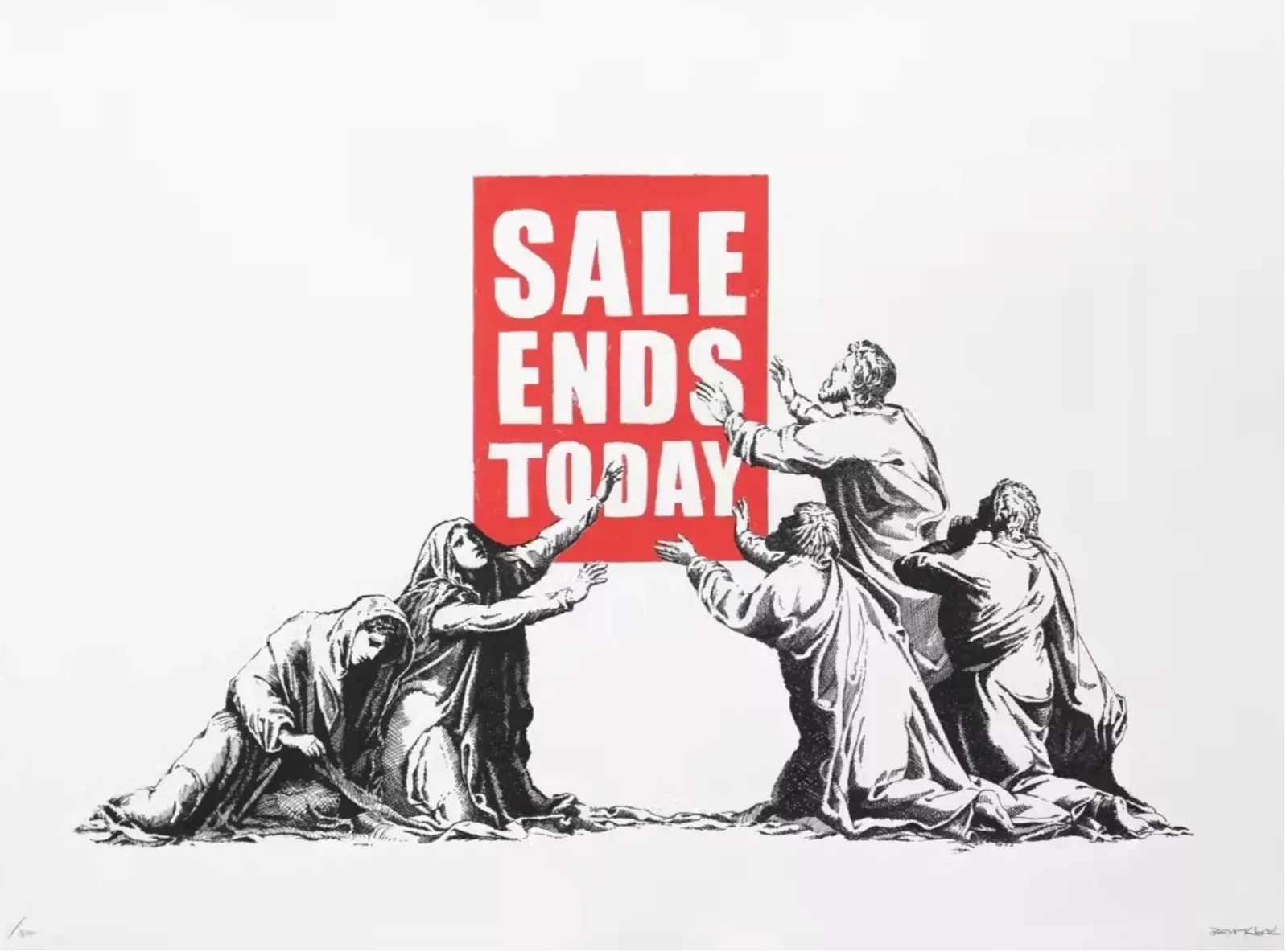 Sale Ends (V2) Signed — Banksy