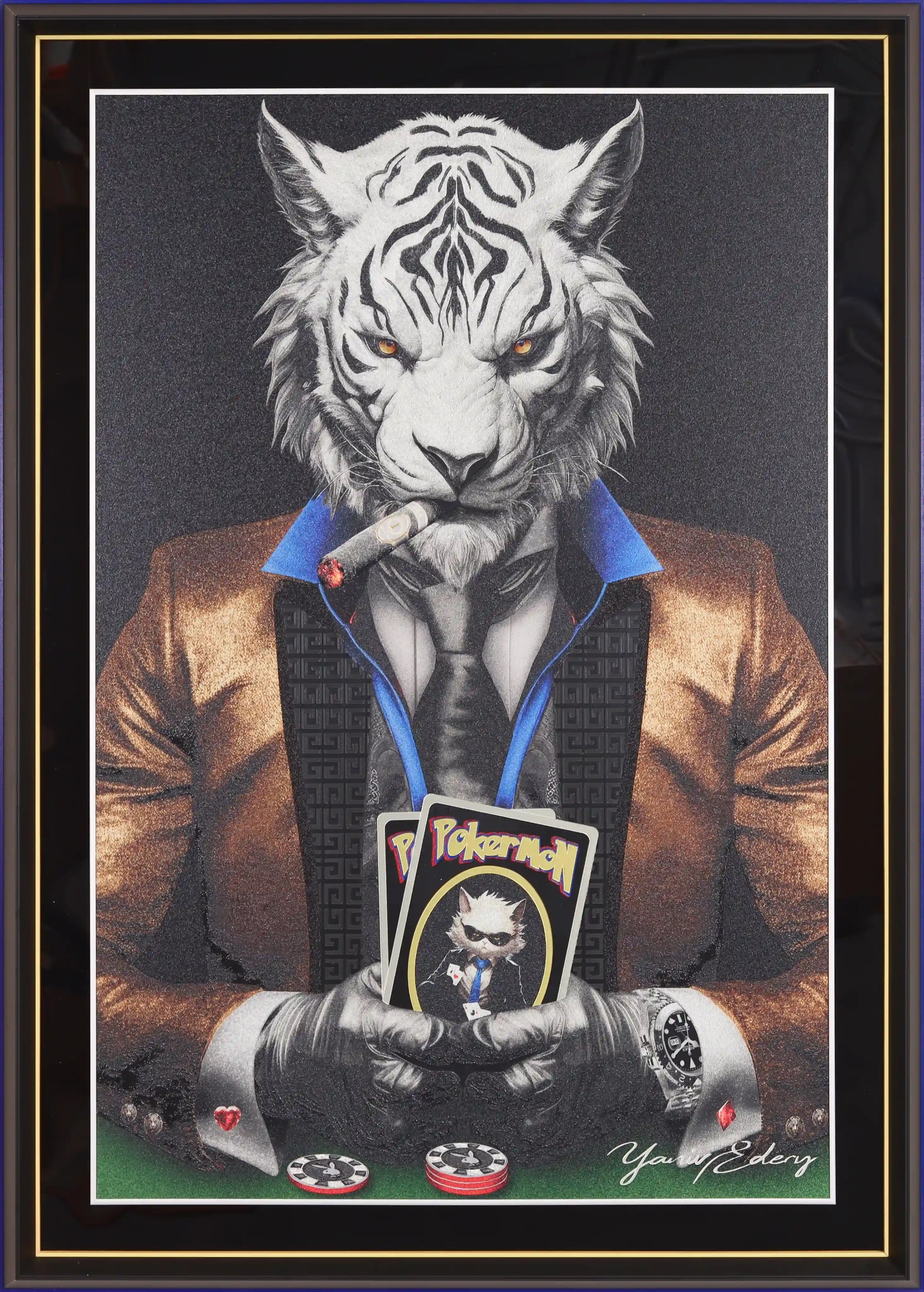 Tiger Pok'Art Gold Suit — Yaniv Edery