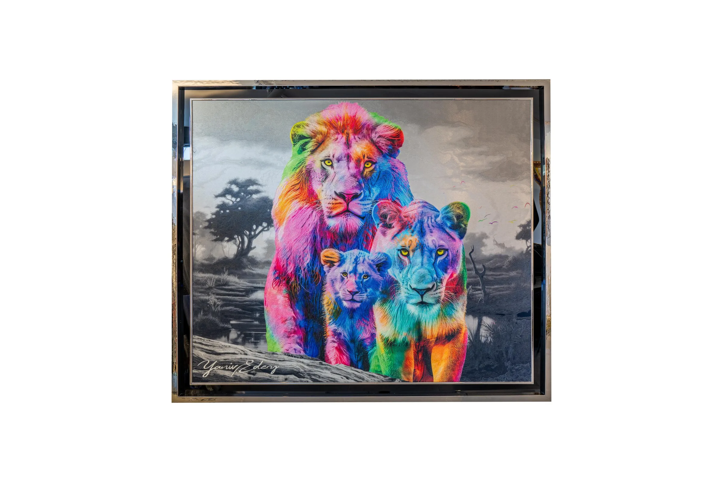 Lion Family Multicolor — Yaniv Edery