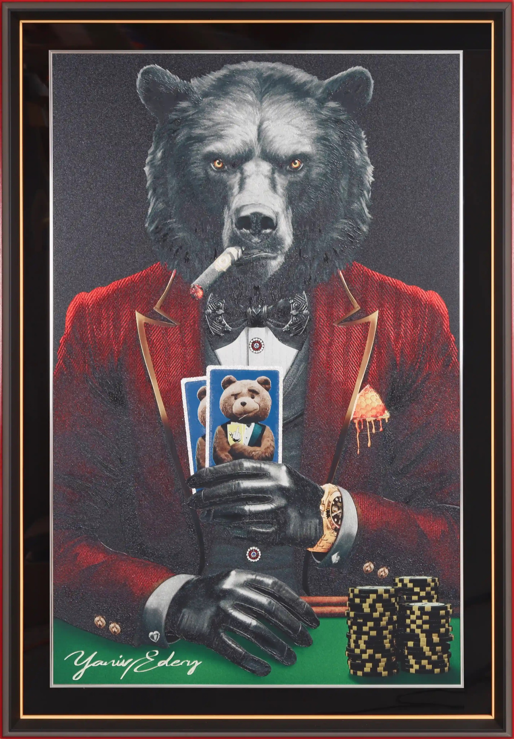 Bear Pok'Art Red suit — Yaniv Edery