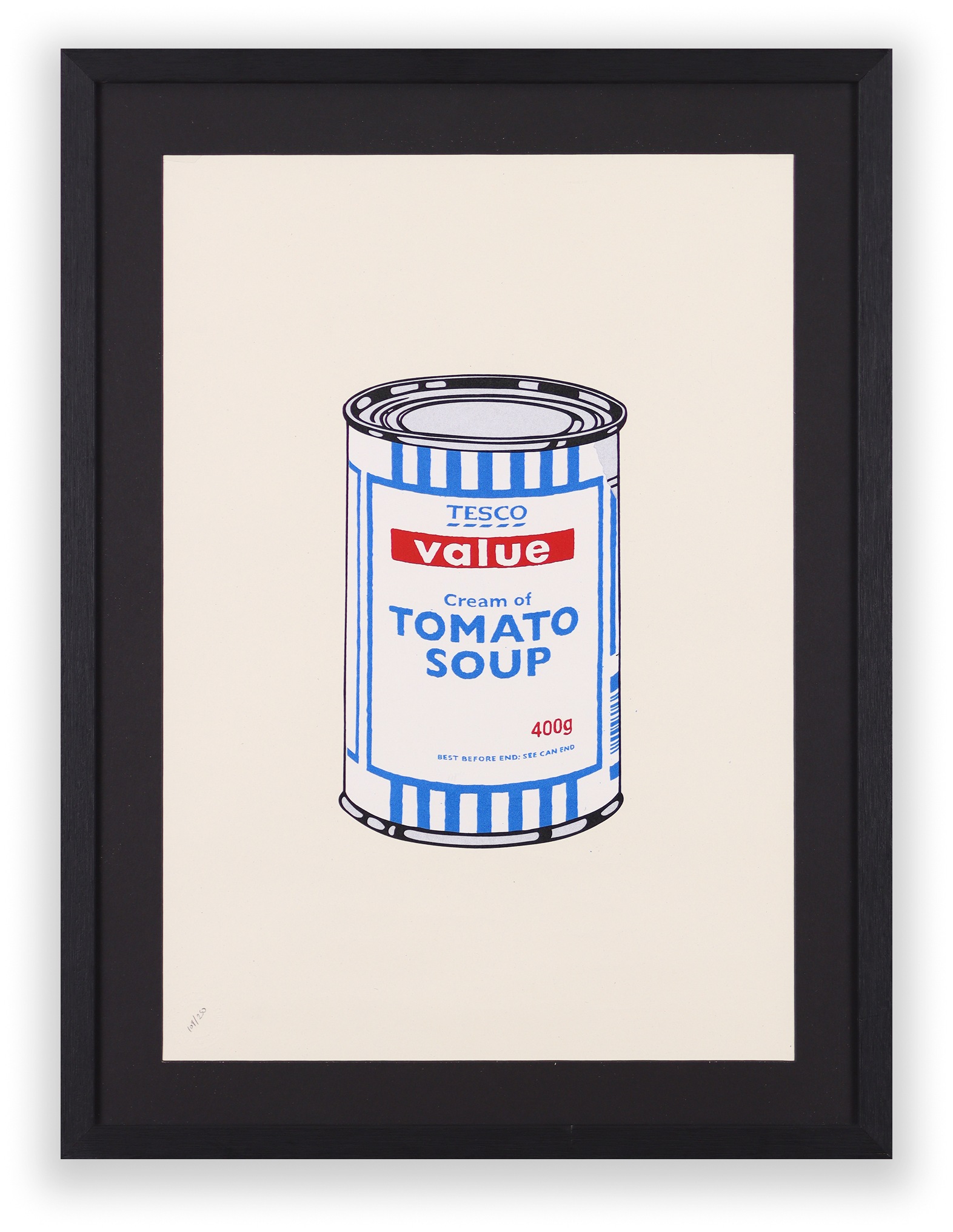 Soup Can (Stamped) — Banksy