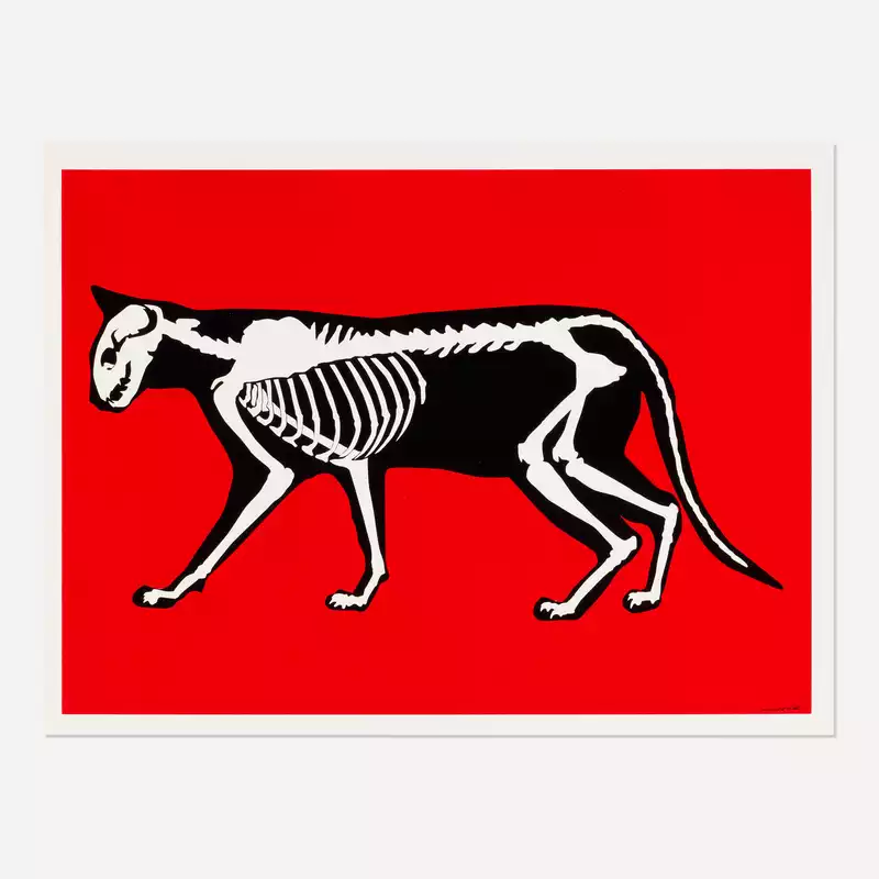 Skeleton Cat (Red) — Hijack