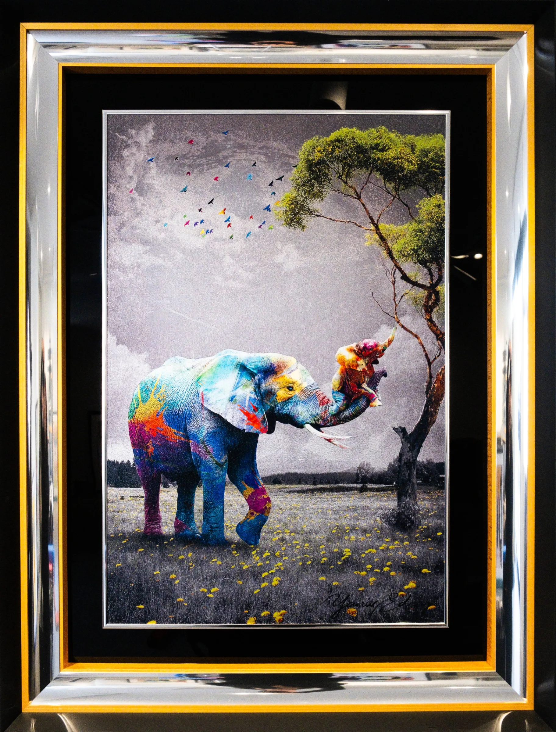 Elephant multicolor — Yaniv Edery