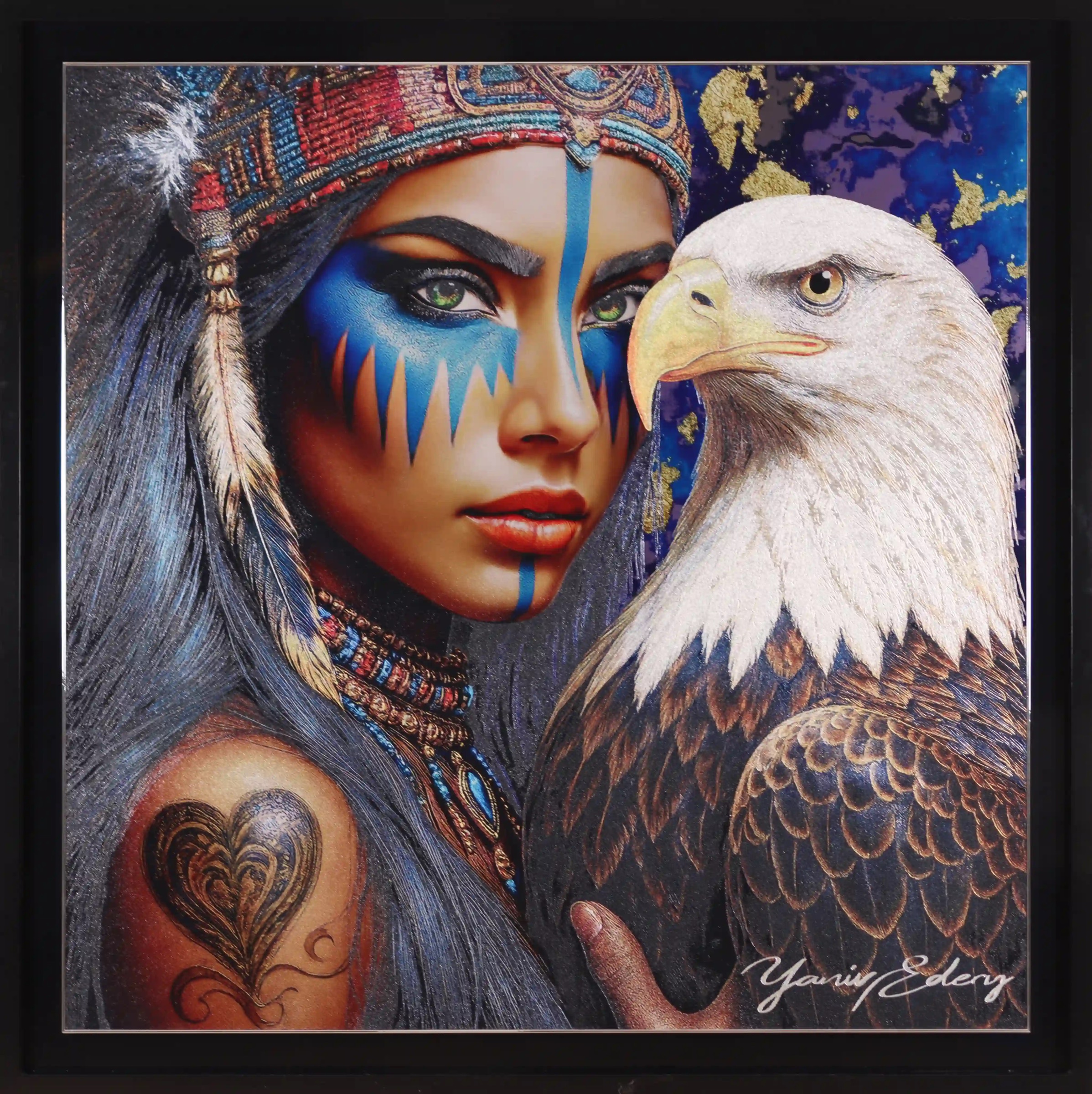 Woman Eagle Blue — Yaniv Edery