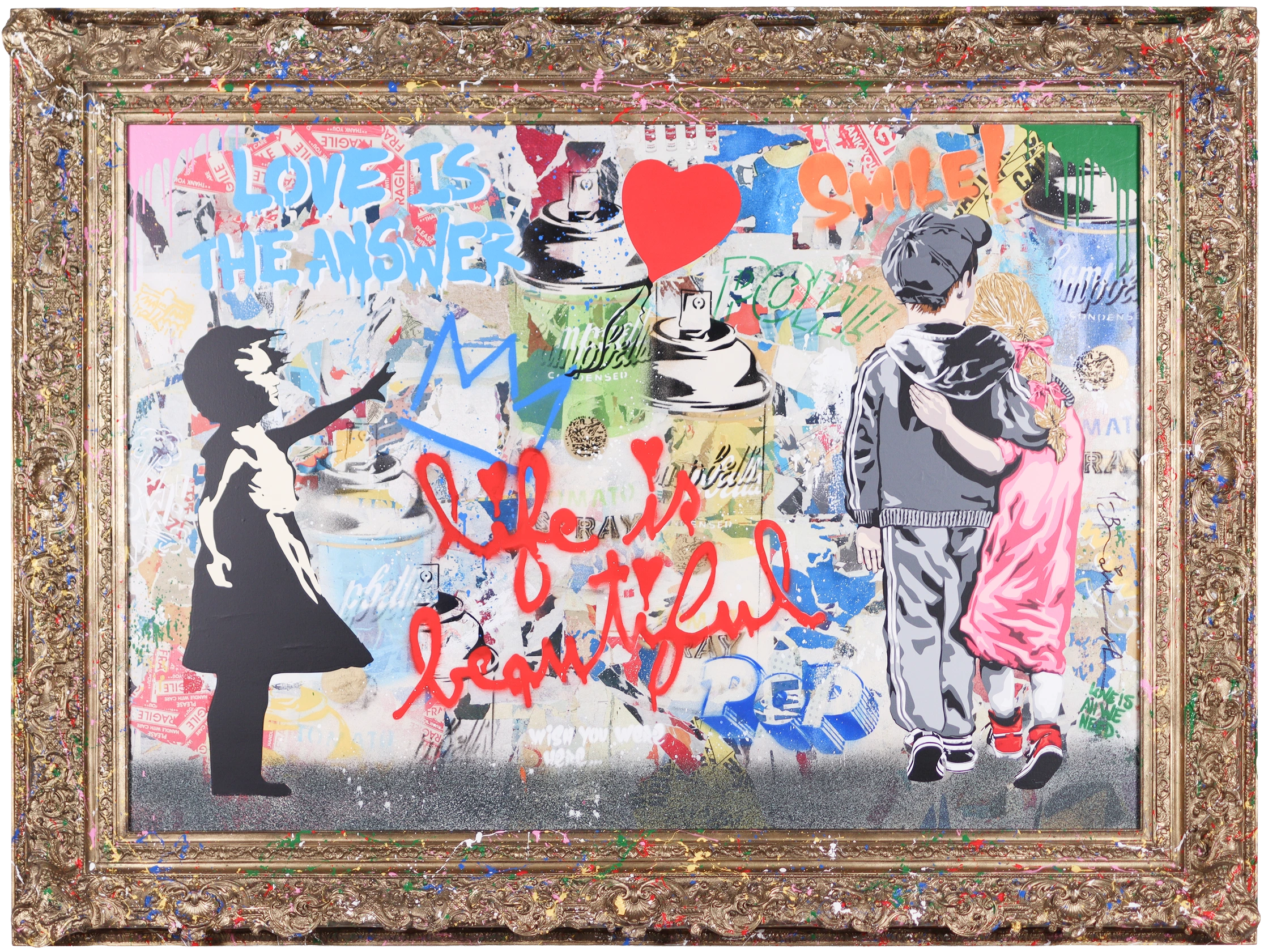 Pop Wall (C104117 [MBW]) — Mr Brainwash