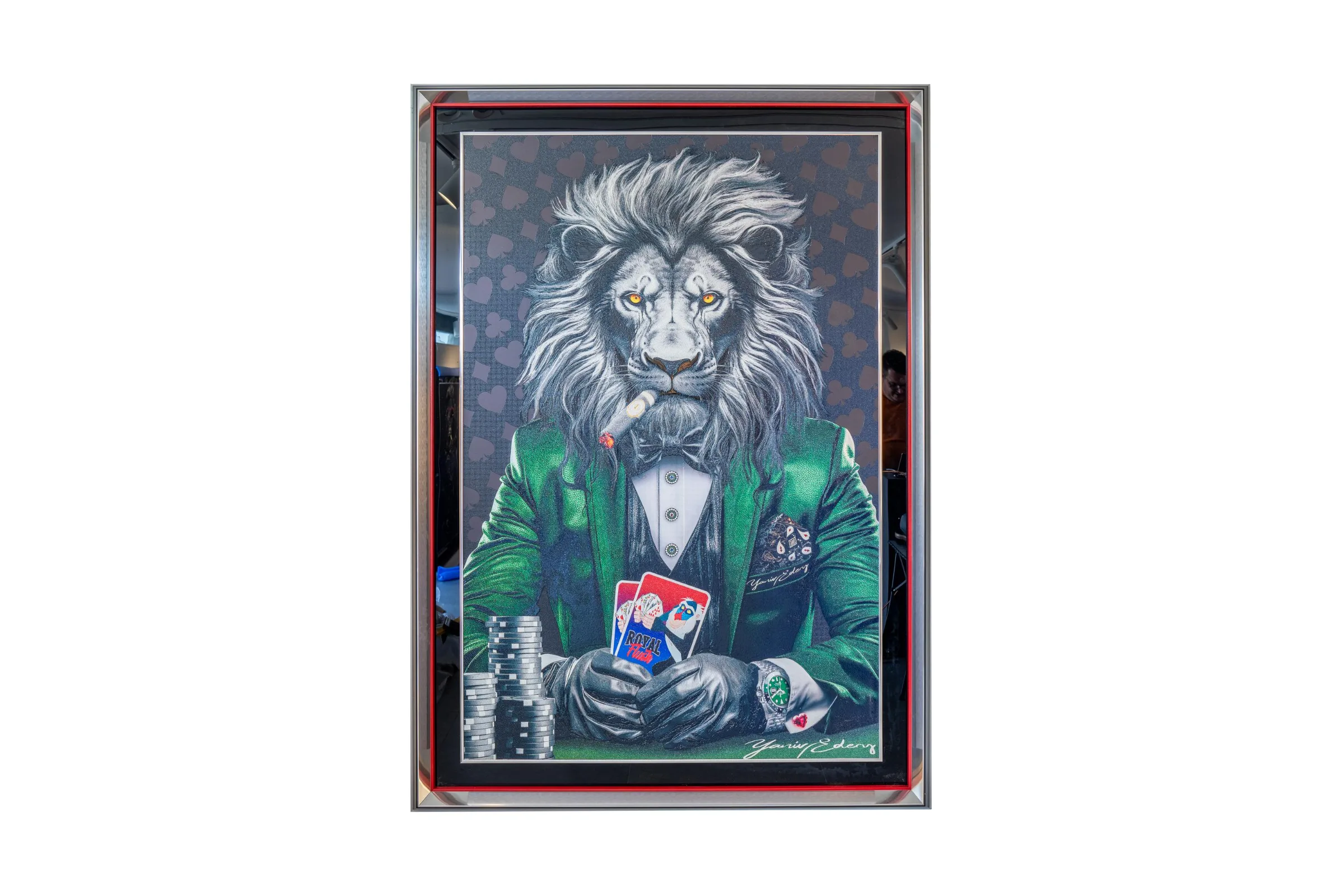 Lion Poker Green Suit — Yaniv Edery