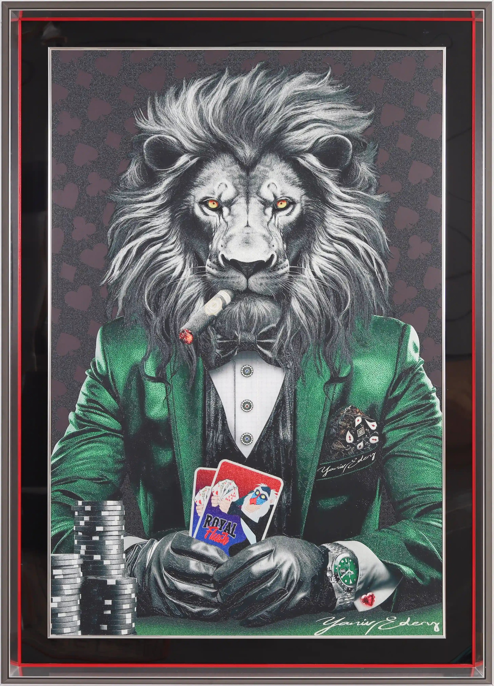 Lion Pok'Art Green Suit — Yaniv Edery