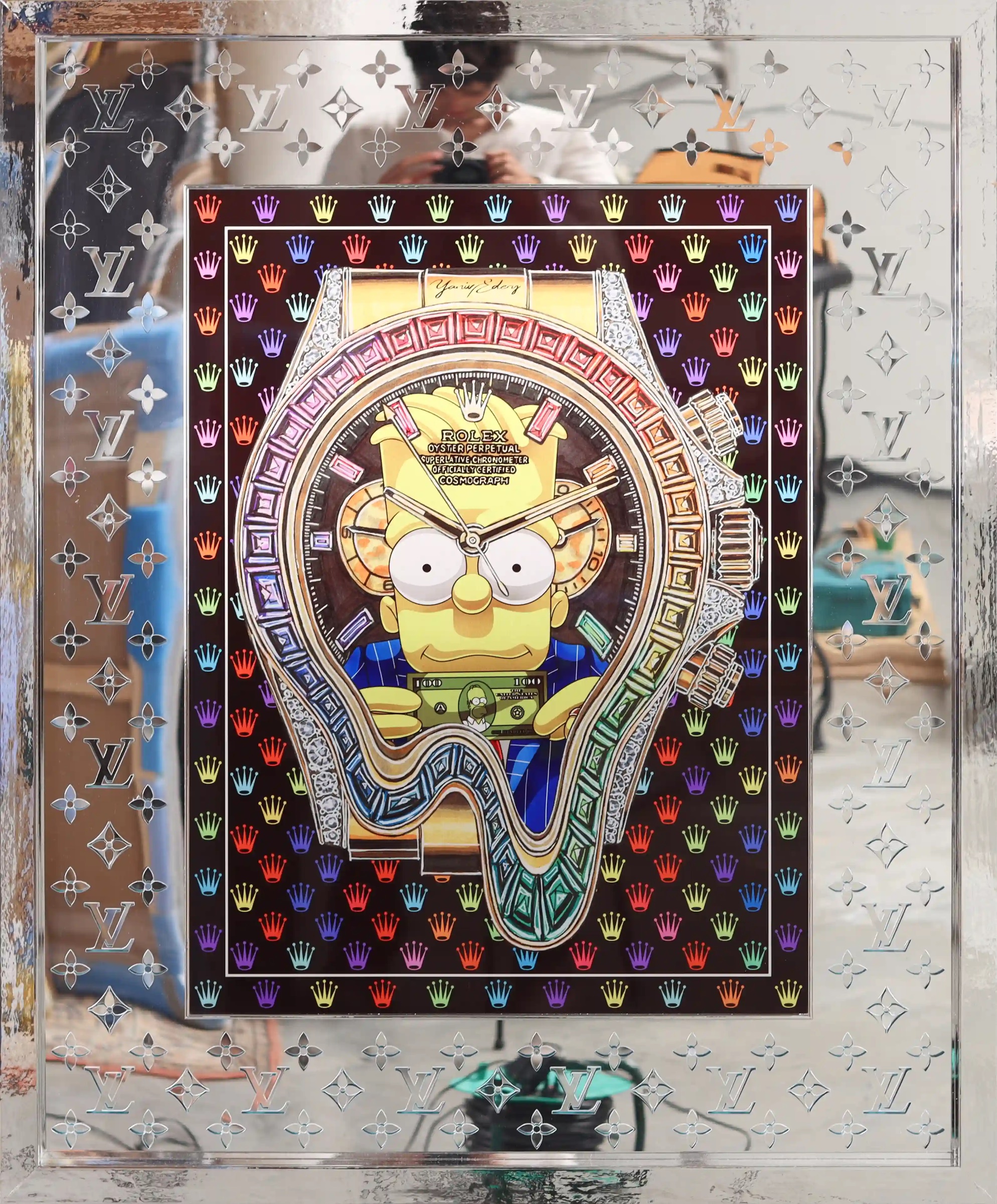 Rolex Simpsons - Laser Cut Chrome — Yaniv Edery