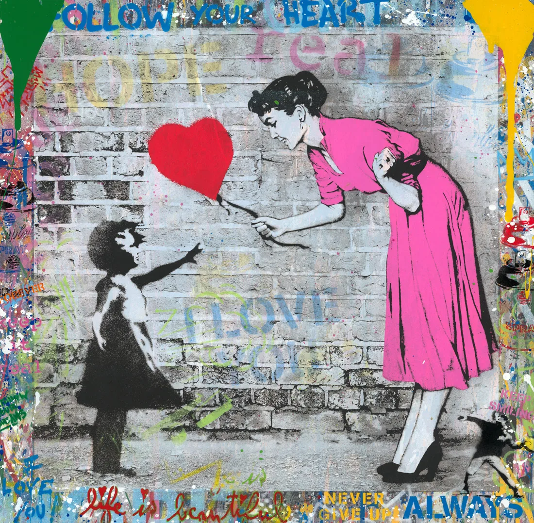 Love Catcher - Pink (P112438 [SEP]) — Mr Brainwash
