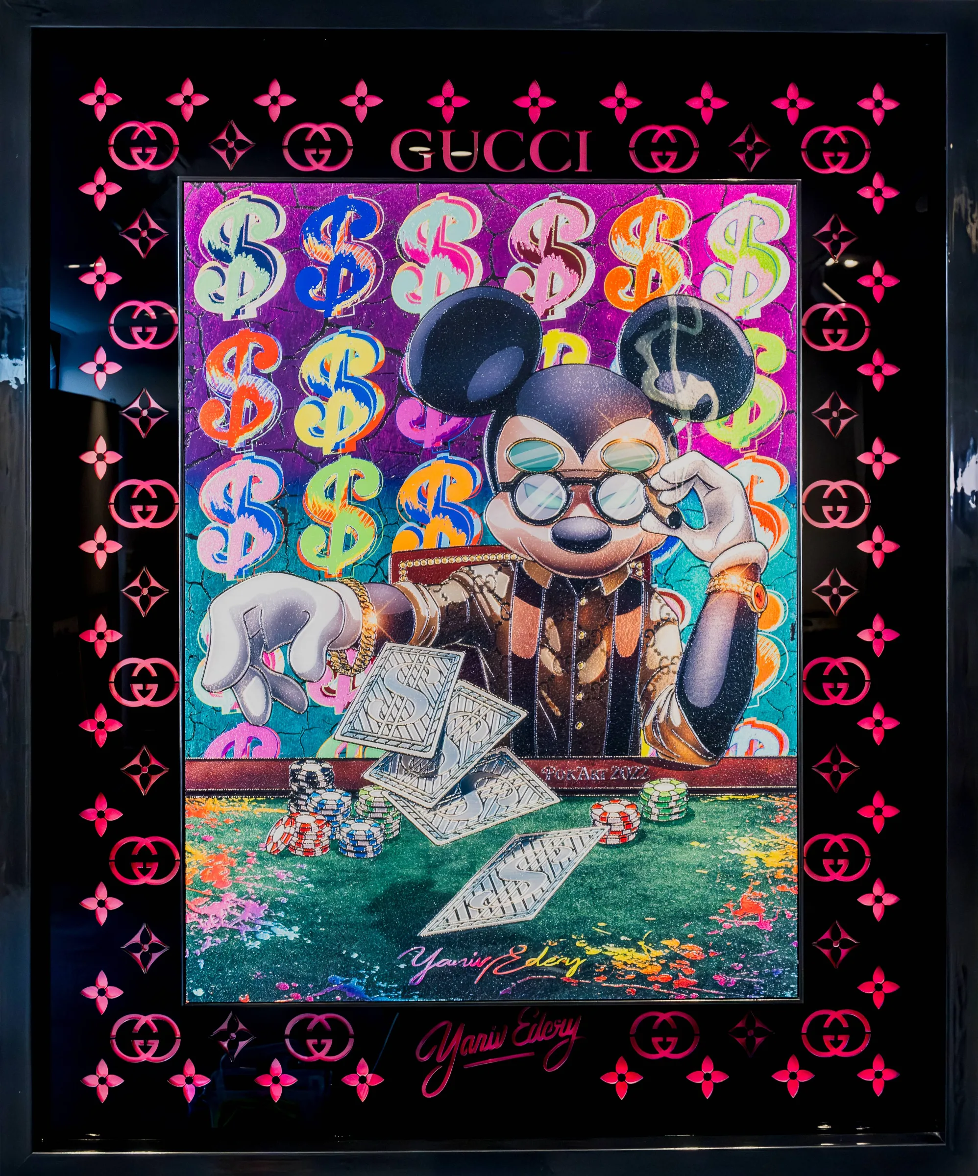 Mickey Poker Laser Cut — Yaniv Edery